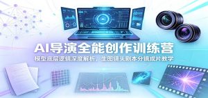 AI导演全能创作训练营：模型底层逻辑深度解析，生图镜头剧本分镜成片教学-木子聊项目