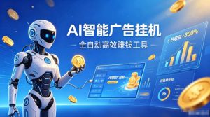 AI智能广告挂G，在家自动賺收益，全程无需人工操作、不用直播、不用拉人【揭秘】-木子聊项目