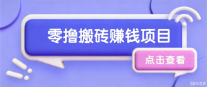夕夕搬砖项目，零门槛看完就能上手，只需一部手机轻松日收30+-木子聊项目