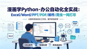 漫画学Python·办公自动化全实战:Excel/Word/PPT/PDF/邮件/爬虫一网打尽-木子聊项目